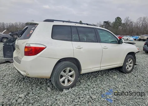 2010 Toyota Highlander z USA, uszkodzony, nr VIN 5TDZA3EHXAS001045